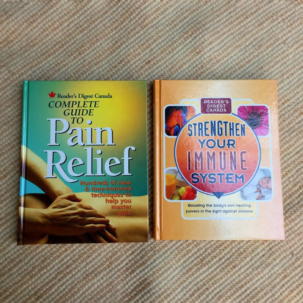 Reader's Digest Canada health book lot - hardcover